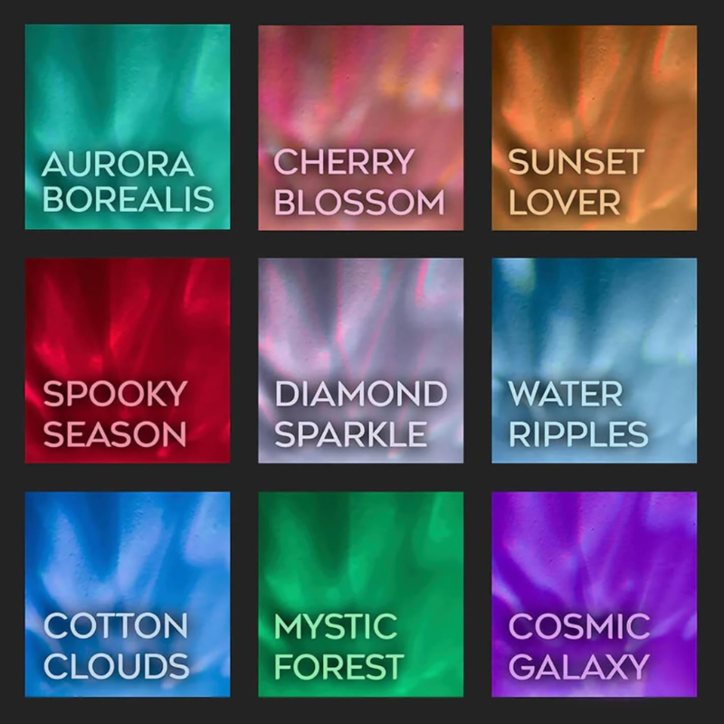 Norrsken kristall projektor